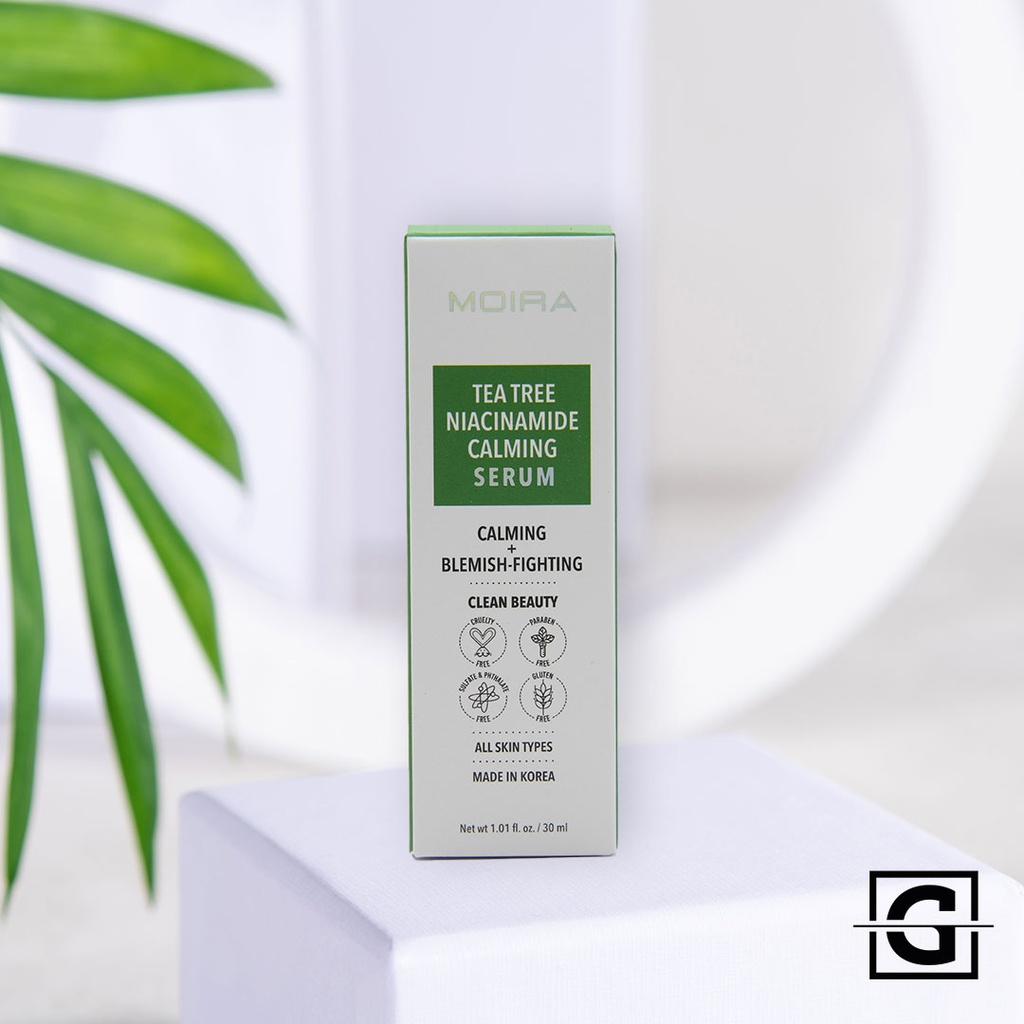 MOIRA SUERO FACIAL CALMANTE CON NIACINAMIDA Y EXTRACTO DE ÁRBOL DE TÉ