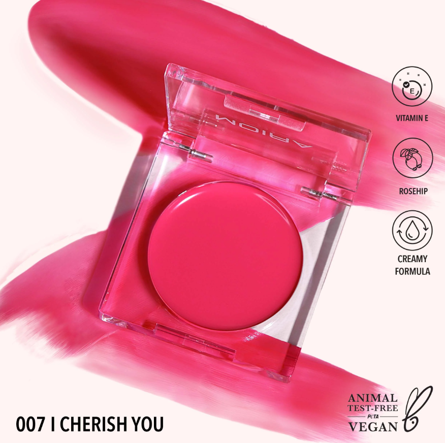 MOIRA RUBOR EN CREMA LOVEHEAT 007 I CHERISH YOU