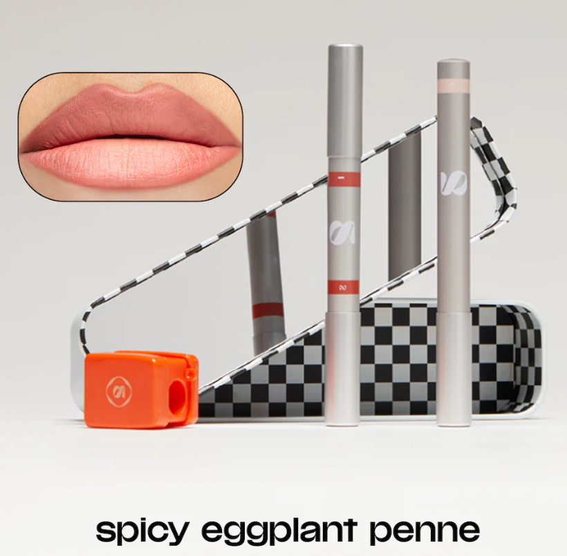 SARELLY LIP COMBO 5 EN 1 LINER+LIPSTICK+HIGHLIGHT+ ESTUCHE+SACAPUNTAS SPICY