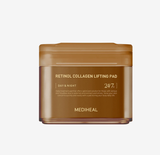 MEDIHEAL TONICO EN PADS REAFIRMANTE DE RETINOL COLLAGEN LIFTING PAD 100 PADS