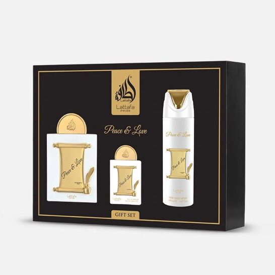 LATTAFA PERFUME PEACE &amp; LOVE GIFT SET