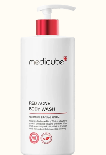 MEDICUBE ESPUMA CORPORAL EXFOLIANTE RED ACNE BODY WASH 2.0 400 GR