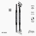 MOIRA DELINEADOR PARA OJOS DOUBLE ENDED GEL & LIQUID LINER 001 BLACK