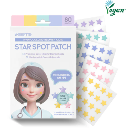 [8809349812884] OOTD PARCHES PARA ACNE STAR SPOT PATCH 16 PZAS