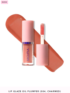 [840222312075 LOP004] MOIRA LABIAL HIDRATANTE LIP GLAZE OIL PLUMPER 04 CHARMED