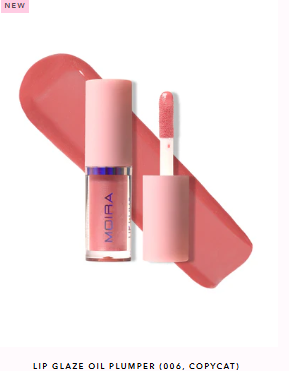 [840222312099 LOP006] MOIRA LABIAL HIDRATANTE LIP GLAZE OIL PLUMPER 06 COPYCAT