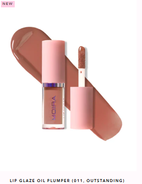 [840222312143 LOP011] MOIRA LABIAL HIDRATANTE LIP GLAZE OIL PLUMPER 11 OUTSTANDING
